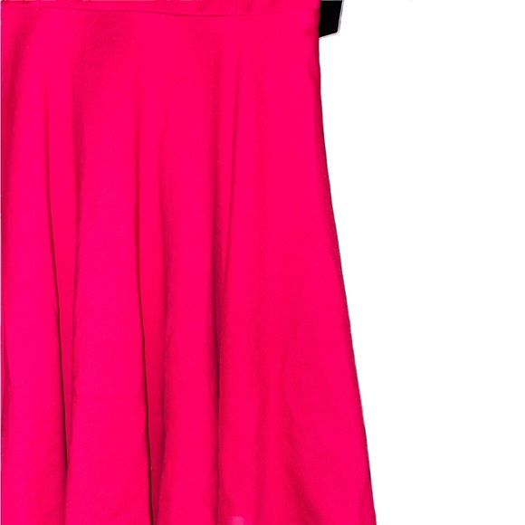 NWT Lulu’s Red Scalloped Skater Dress - Picture 8 of 11